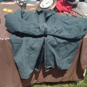 Green Work Quilted Work Jacket XL